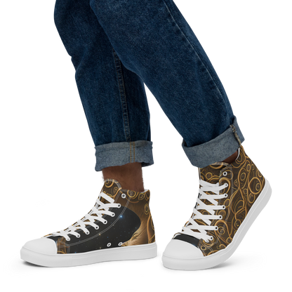 Men's High Top Canvas Shoes - Ethereal Coils