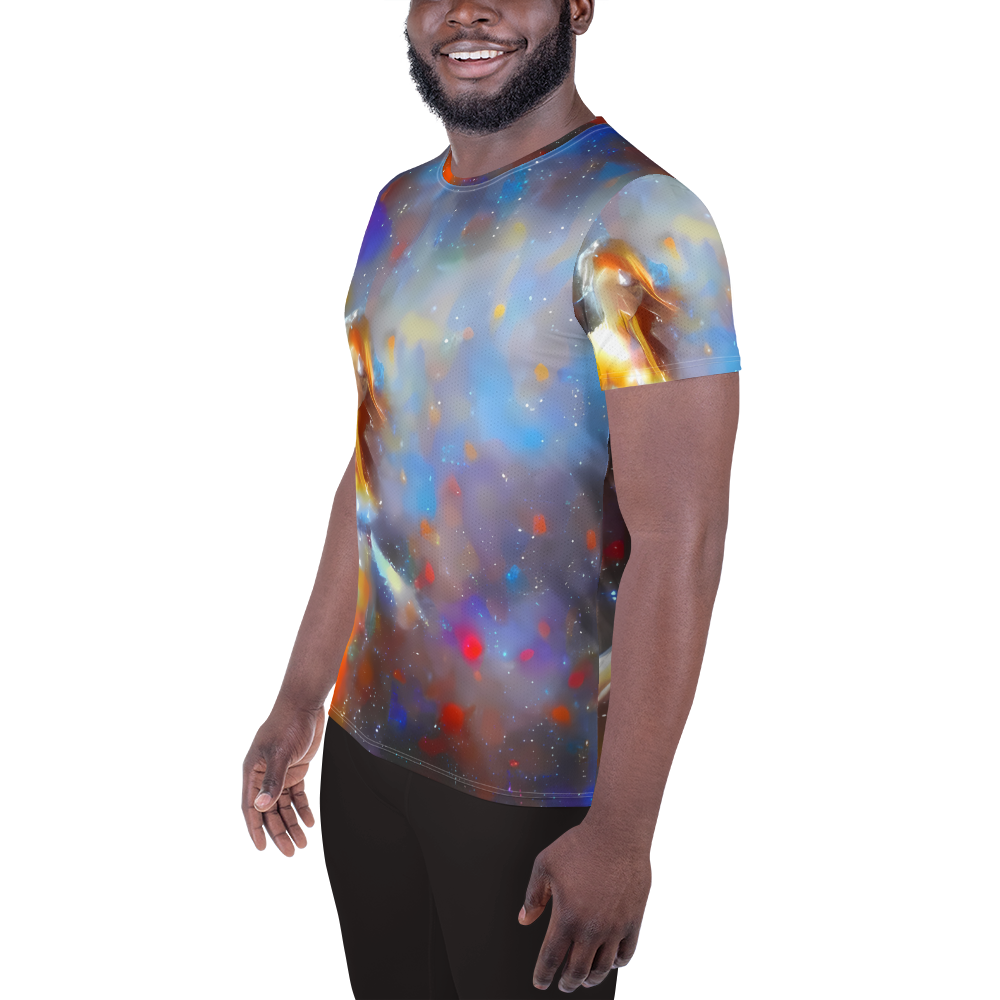 Men's Athletic T-Shirt - Impressionist Drift