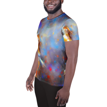 Men's Athletic T-Shirt - Impressionist Drift