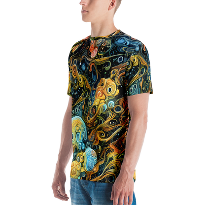 Men's Crew Neck T-Shirt - Wild Cosmos