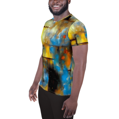 Men's Athletic T-Shirt - Kohn Cubism