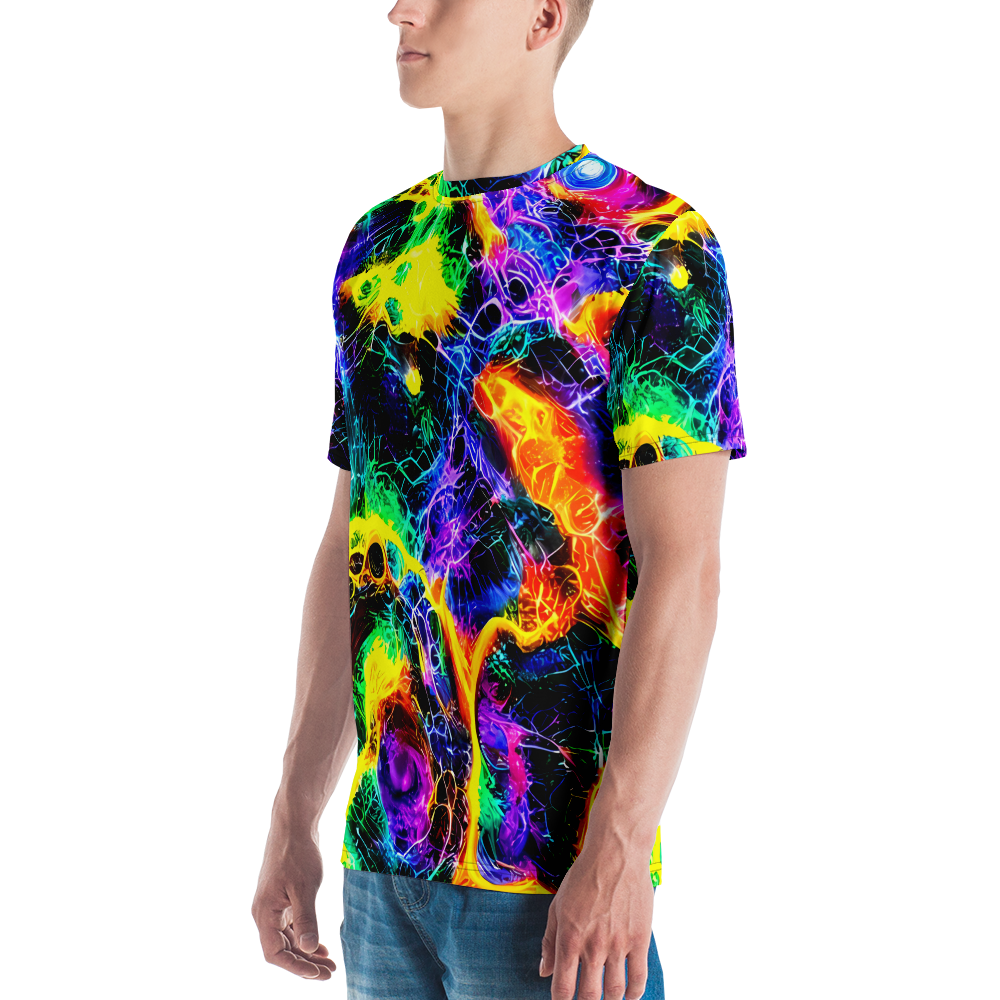 Men's Crew Neck T-Shirt - Vivid Veil