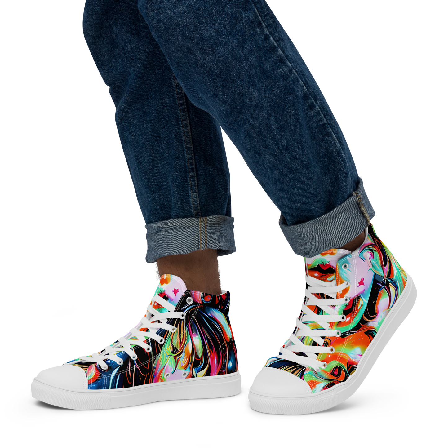 Men's High Top Canvas Shoes - Viveros Vortex