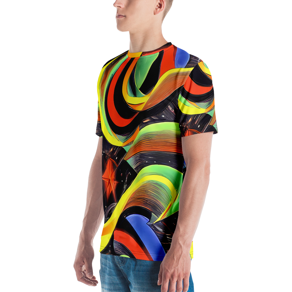 Men's Crew Neck T-Shirt - Tenggren Whirl