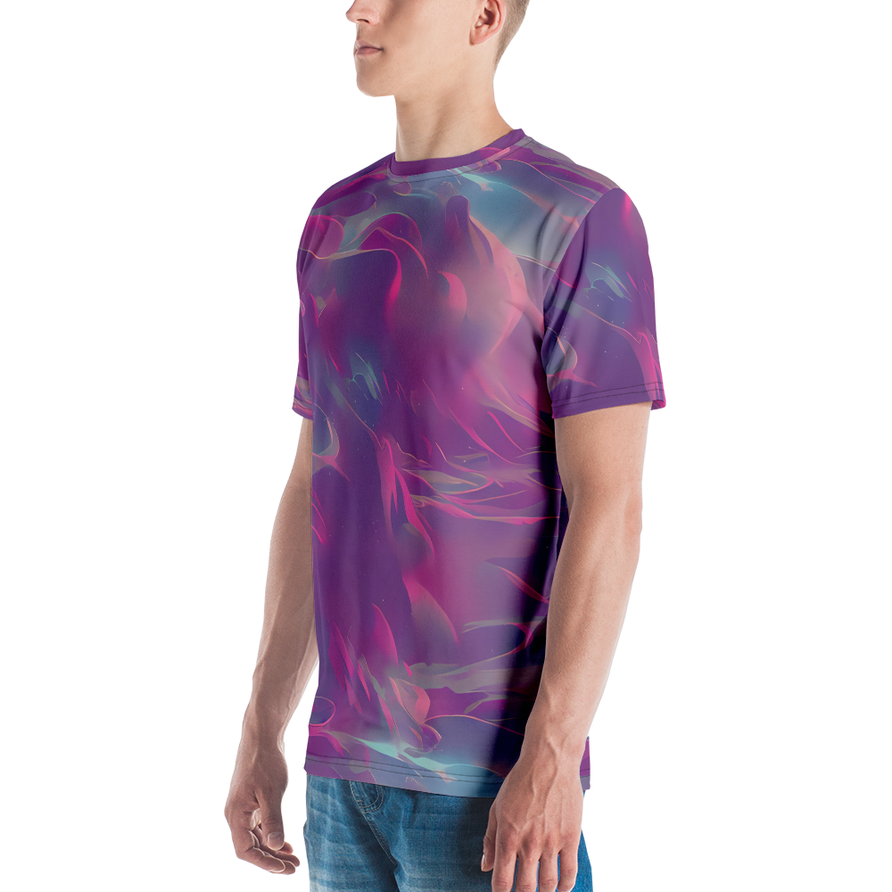 Men's Crew Neck T-Shirt - Dreamscape Swirl