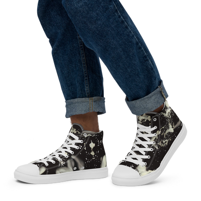 Men's High Top Canvas Shoes - Newton's Silhouette