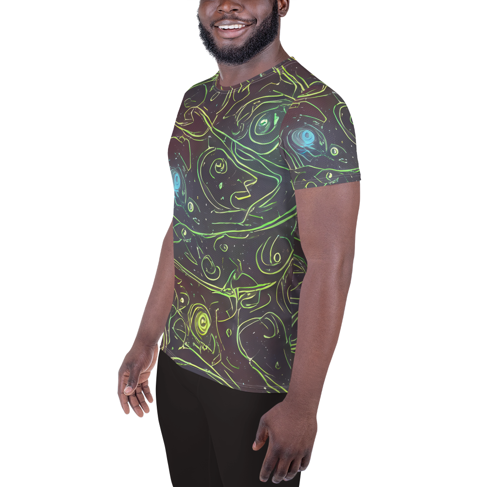 Men's Athletic T-Shirt - Starfield Scrolls