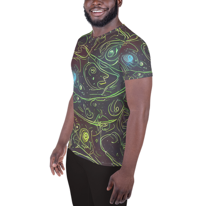 Men's Athletic T-Shirt - Starfield Scrolls