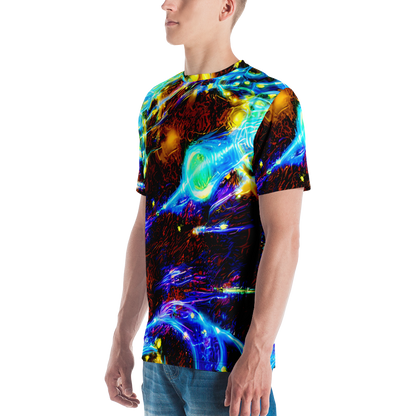 Men's Crew Neck T-Shirt - Neon Füssli