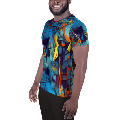 Men's Athletic T-Shirt - Abstract Eddy