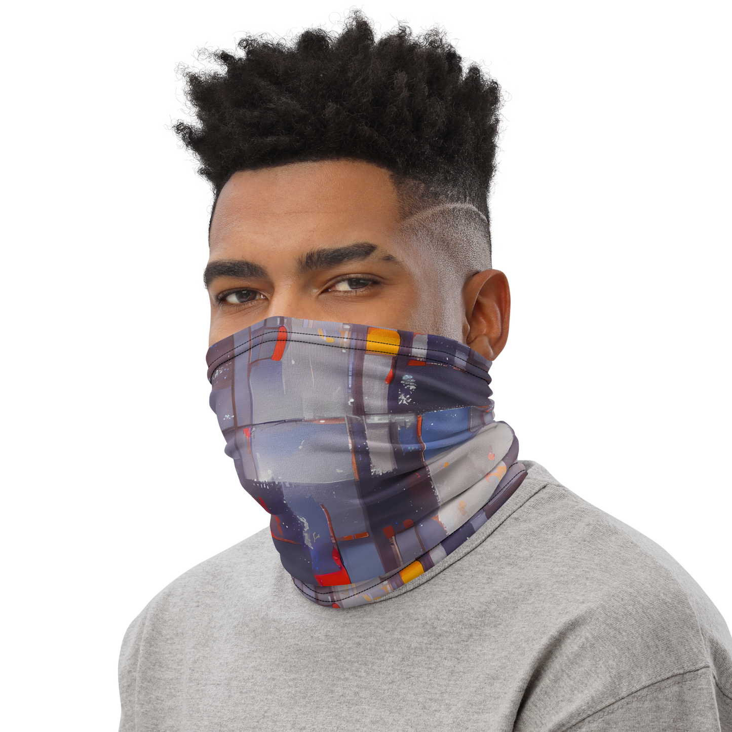 Neck Gaiter - Cubist Rhythm