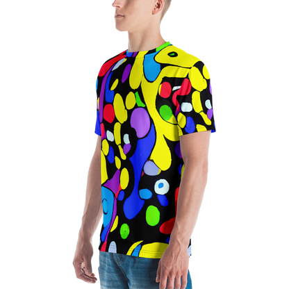 Men's Crew Neck T-Shirt - Miró's Mosaic