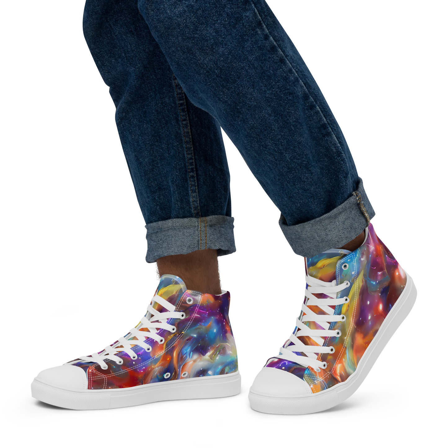 Men's High Top Canvas Shoes - Esao's Eddies