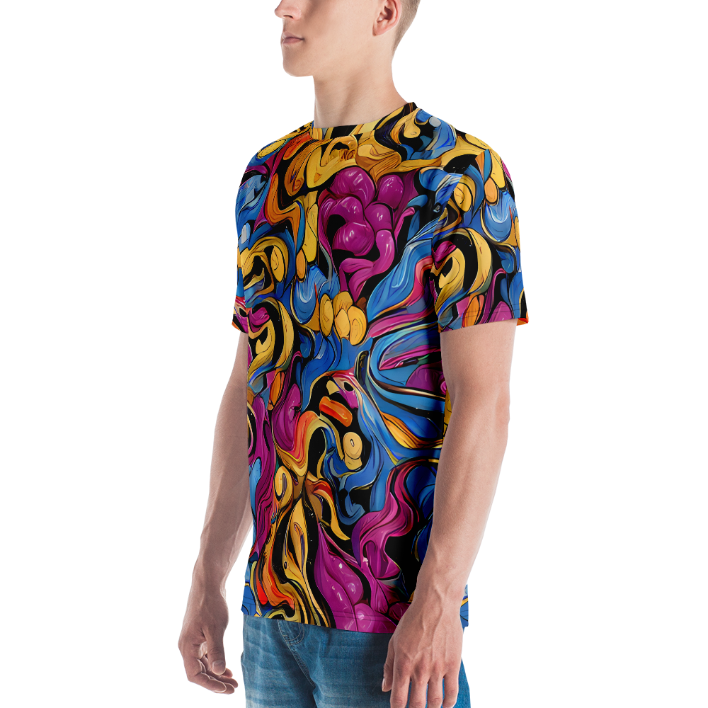 Men's Crew Neck T-Shirt - Bosschaert Whorls