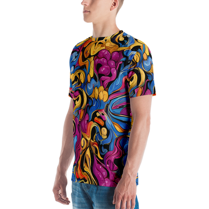 Men's Crew Neck T-Shirt - Bosschaert Whorls