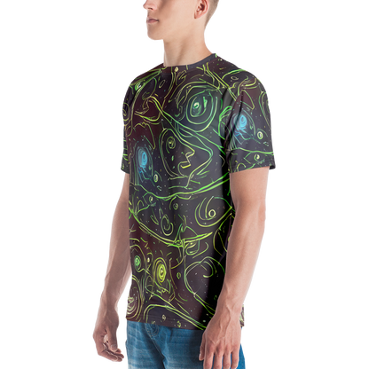 Men's Crew Neck T-Shirt - Starfield Scrolls