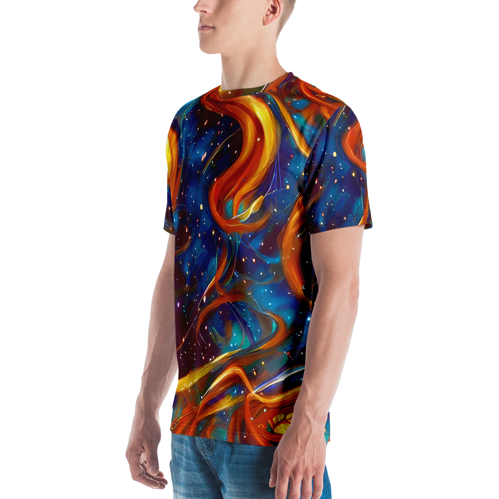 Men's Crew Neck T-Shirt - Perez Whirl