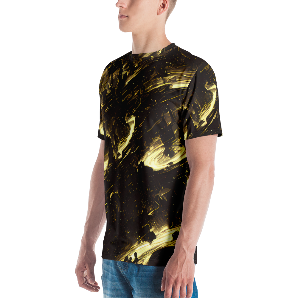 Men's Crew Neck T-Shirt - Oceanic Echo