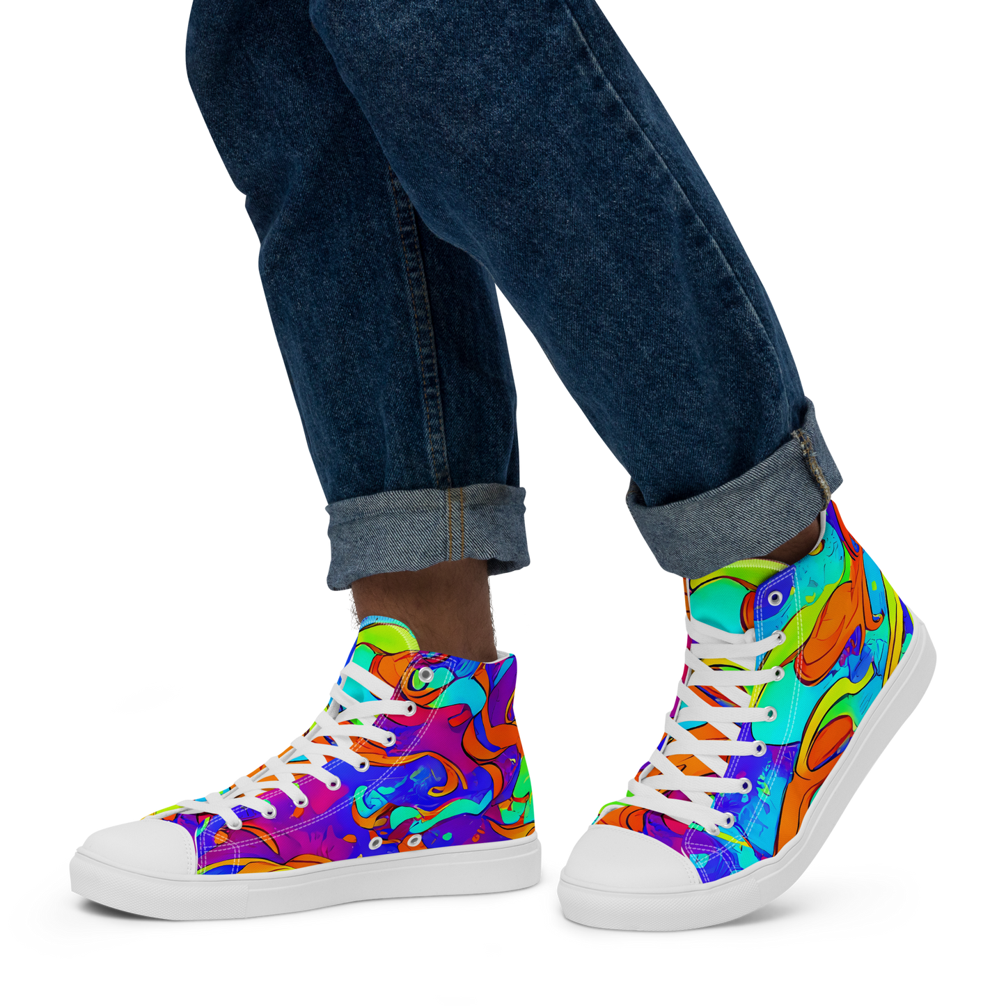 Men's High Top Canvas Shoes - Roset Rapture