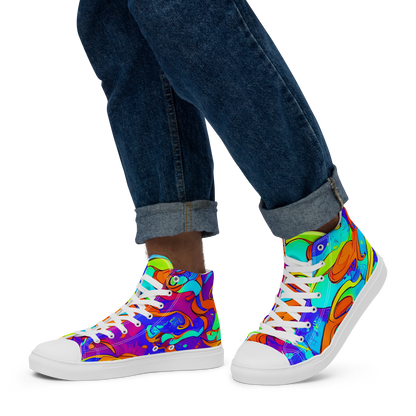 Men's High Top Canvas Shoes - Roset Rapture