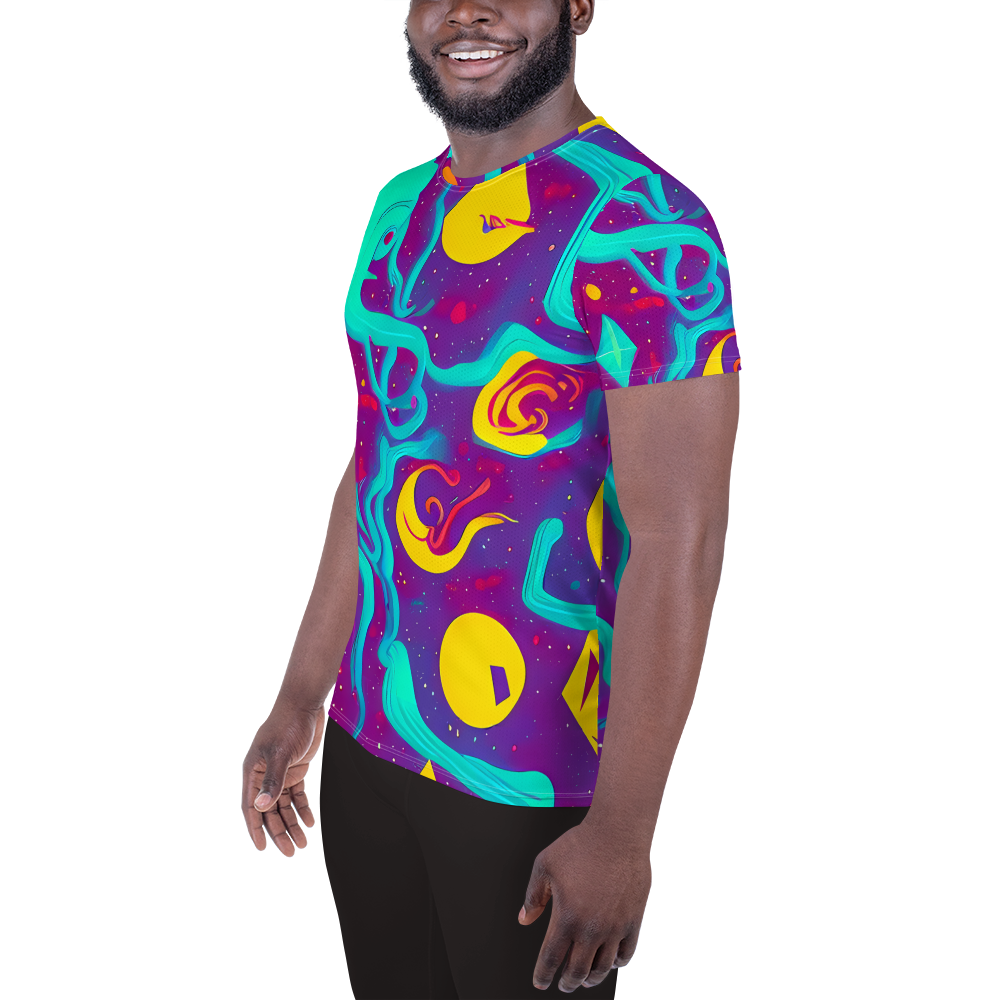 Men's Athletic T-Shirt - Cosmic Current