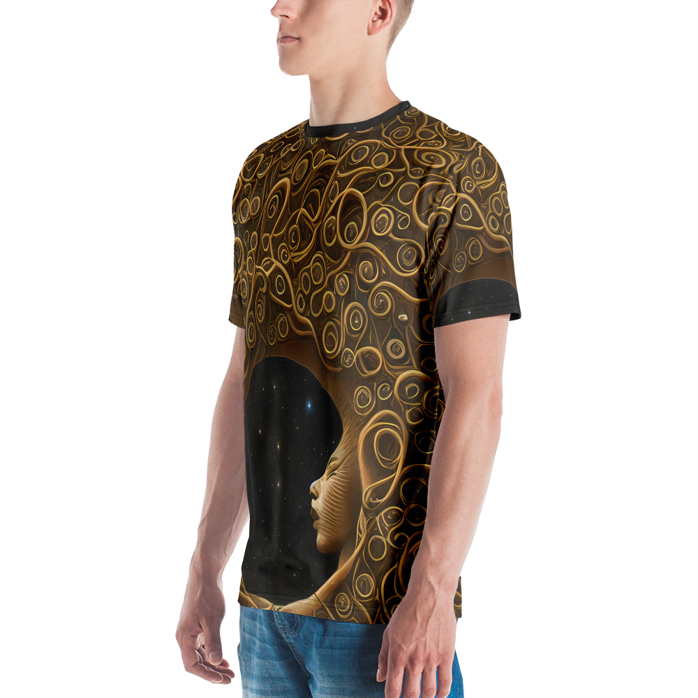 Men's Crew Neck T-Shirt - Ethereal Coils