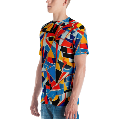 Men's Crew Neck T-Shirt - Abstract Mingle