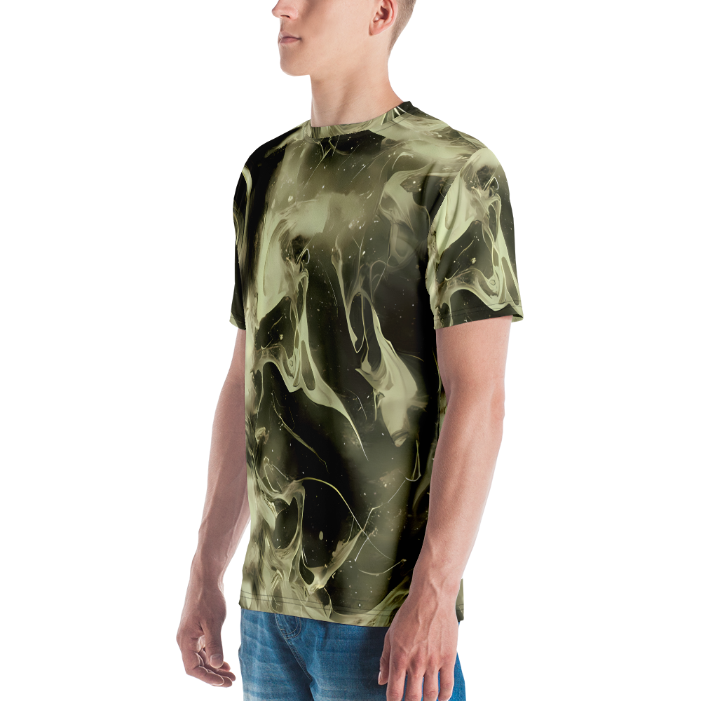 Men's Crew Neck T-Shirt - Biomech Whirl