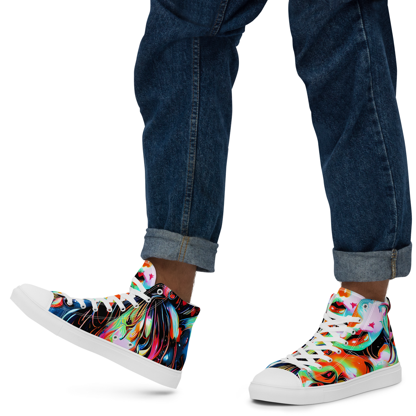 Men's High Top Canvas Shoes - Viveros Vortex