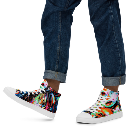 Men's High Top Canvas Shoes - Viveros Vortex