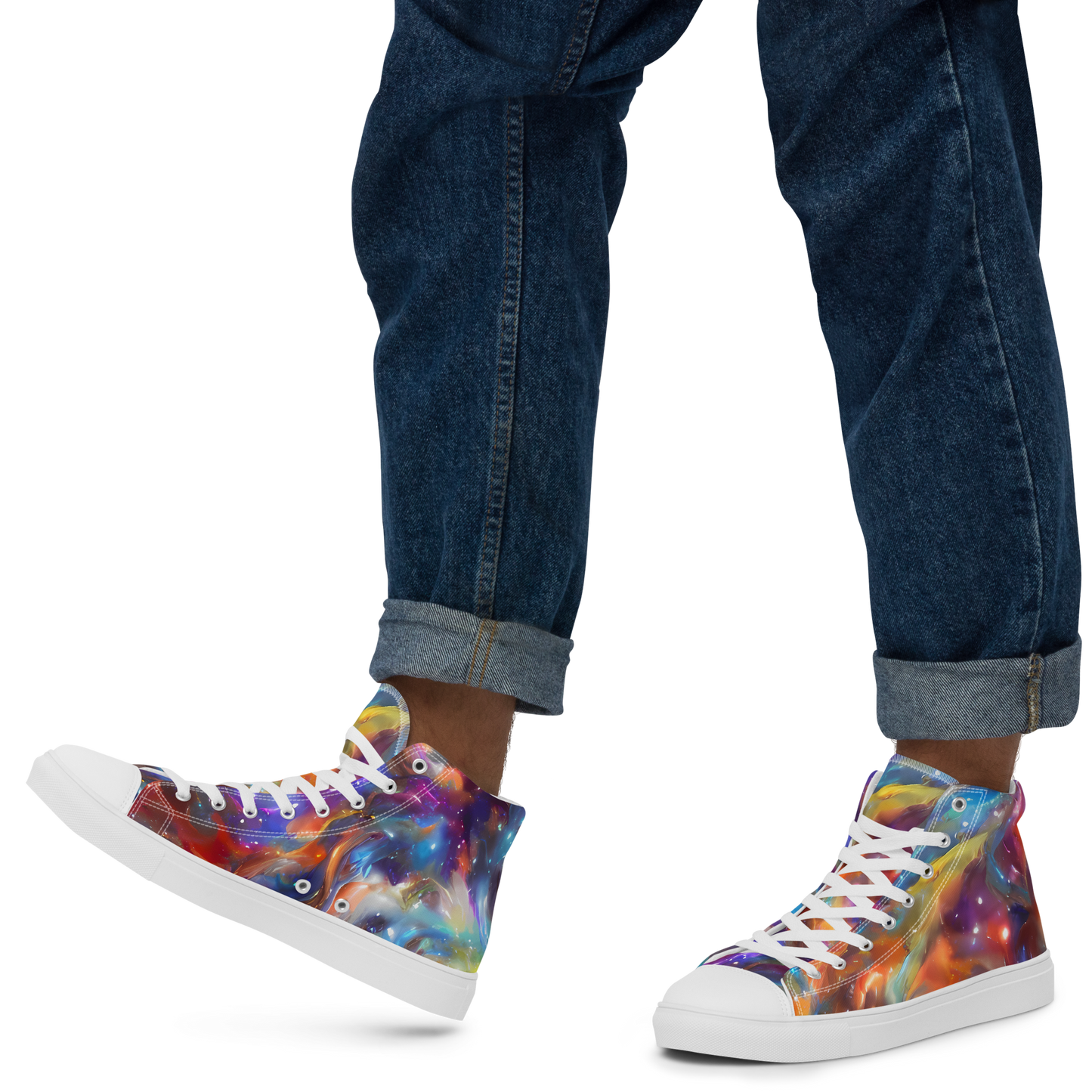 Men's High Top Canvas Shoes - Esao's Eddies