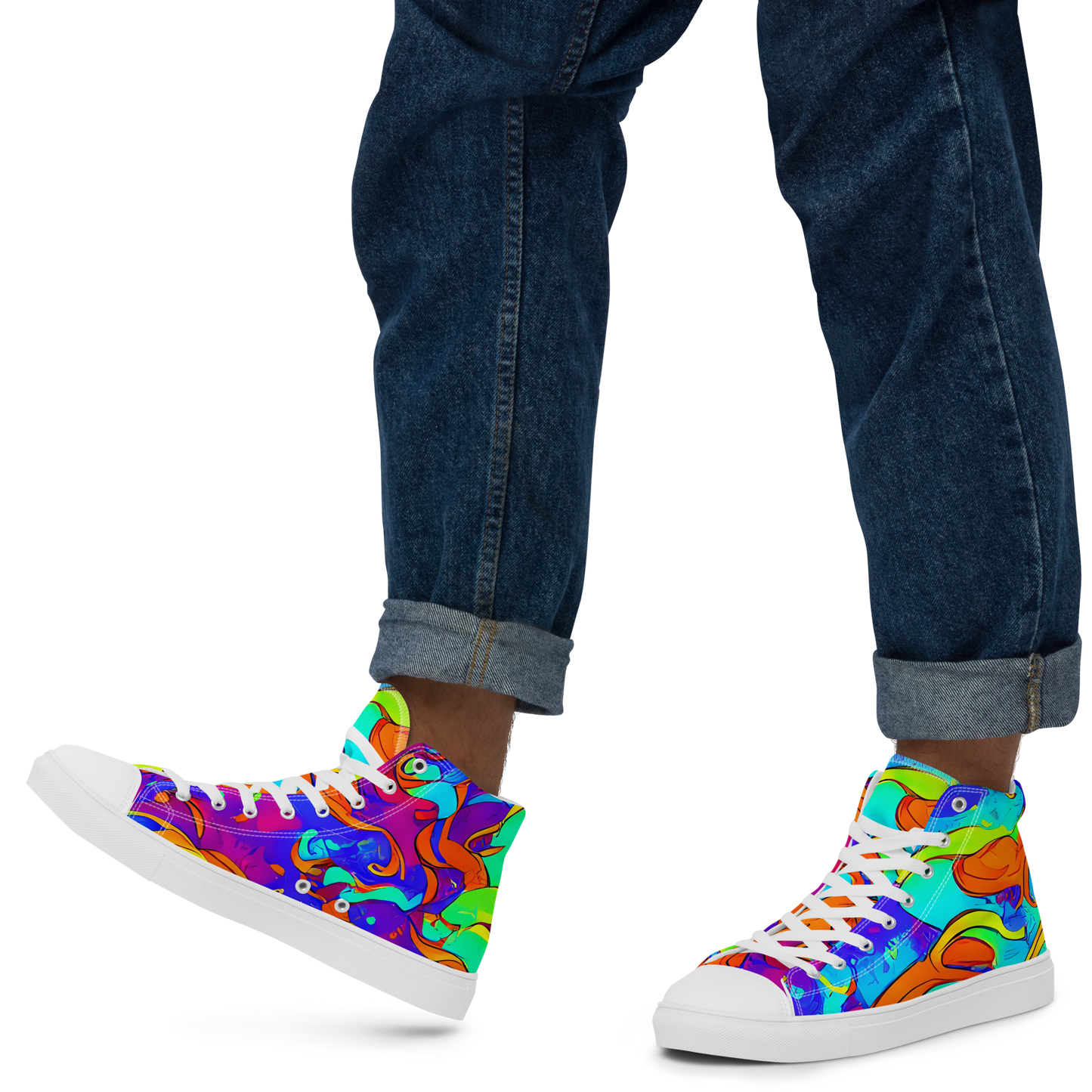 Men's High Top Canvas Shoes - Roset Rapture