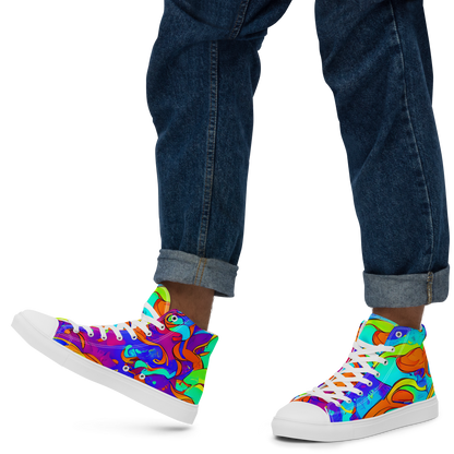 Men's High Top Canvas Shoes - Roset Rapture