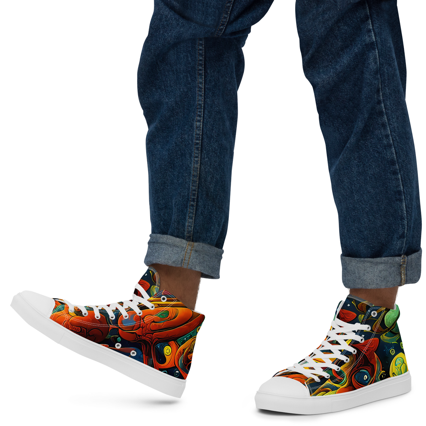 Men's High Top Canvas Shoes - Duncanson Dream
