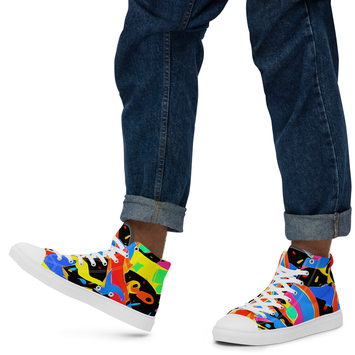 Men's High Top Canvas Shoes - Orbit Opus