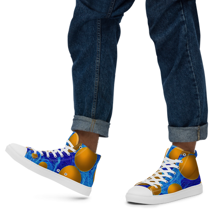 Men's High Top Canvas Shoes - Remnev Reverie