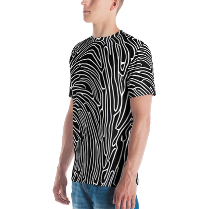 Men's Crew Neck T-Shirt - Acconci Waves