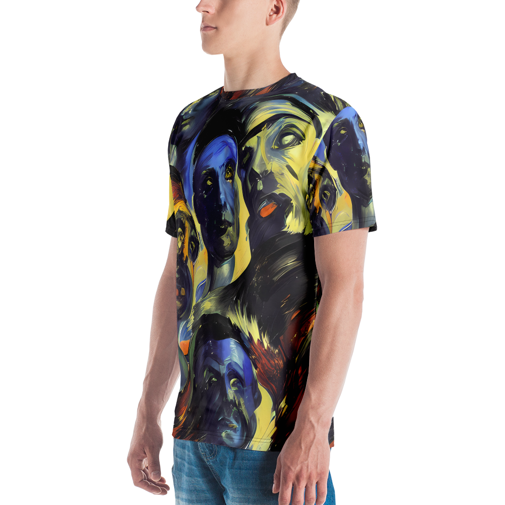 Men's Crew Neck T-Shirt - Cosmic Visages