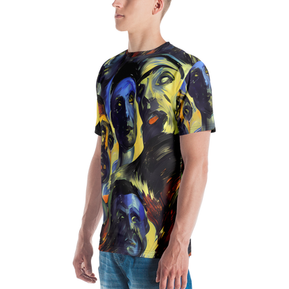 Men's Crew Neck T-Shirt - Cosmic Visages