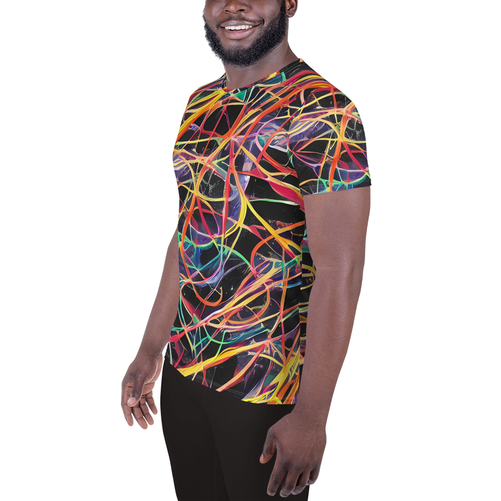 Men's Athletic T-Shirt - Acconci Twirl