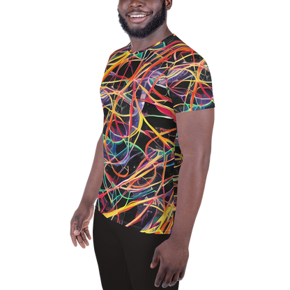 Men's Athletic T-Shirt - Acconci Twirl