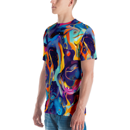 Men's Crew Neck T-Shirt - Whimsical Fusion