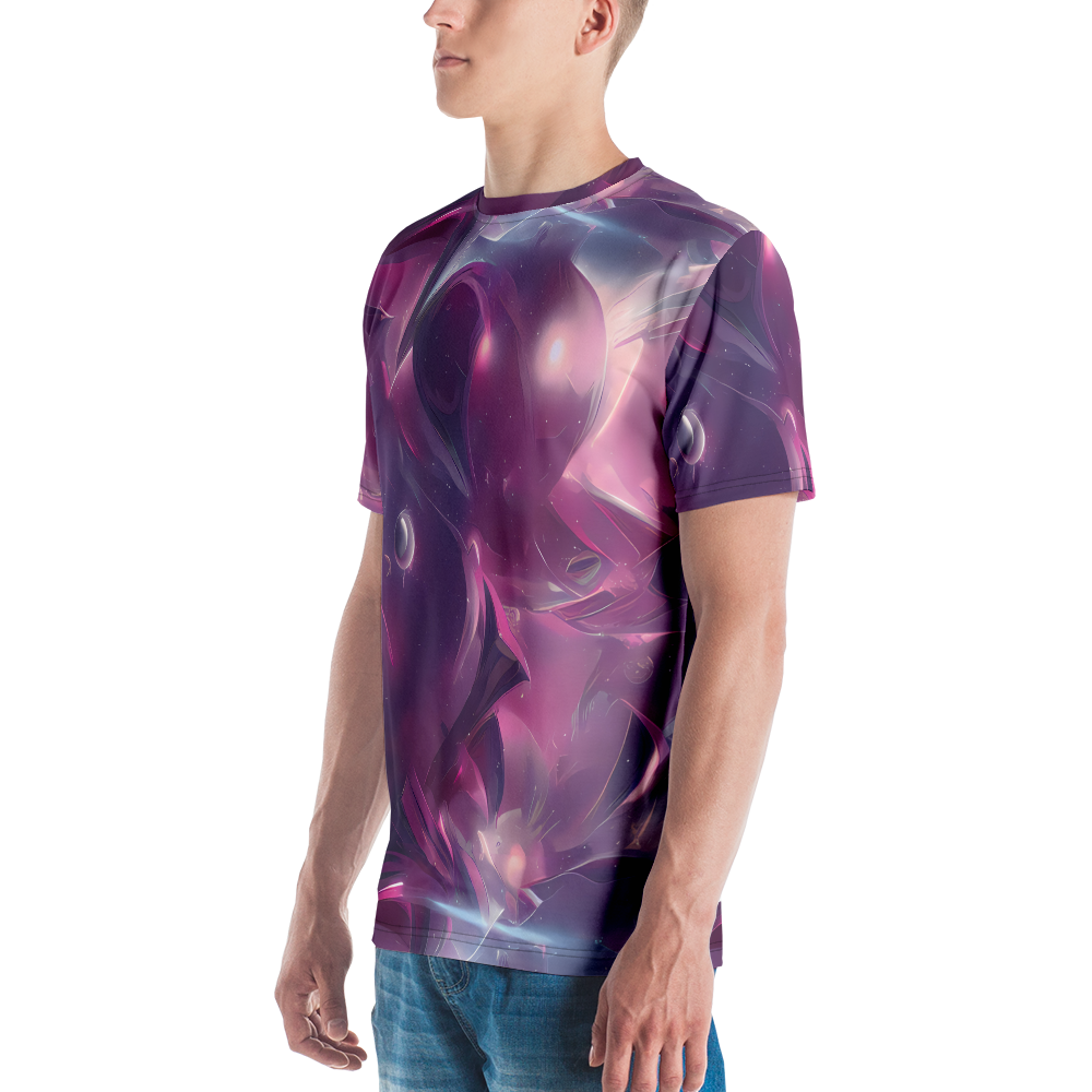 Men's Crew Neck T-Shirt - Vertex Visions