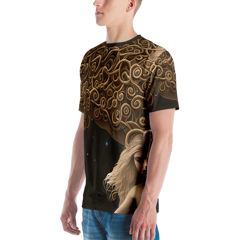 Men's Crew Neck T-Shirt - Ether Whorls