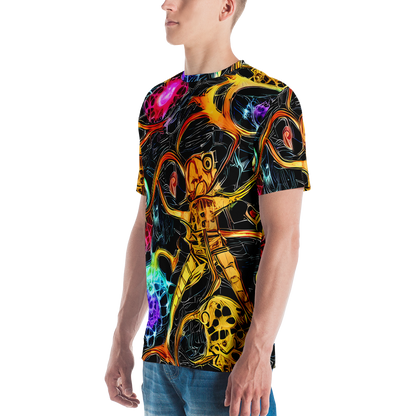 Men's Crew Neck T-Shirt - Psychedelic Pulsar