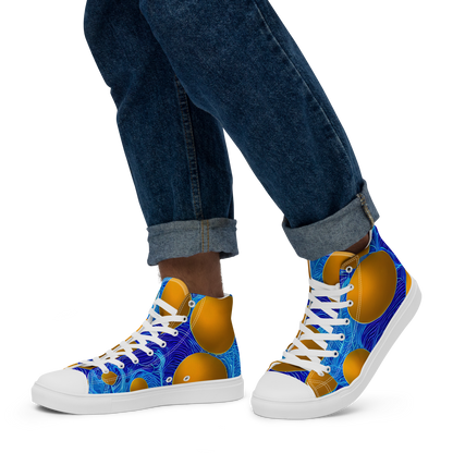 Men's High Top Canvas Shoes - Remnev Reverie