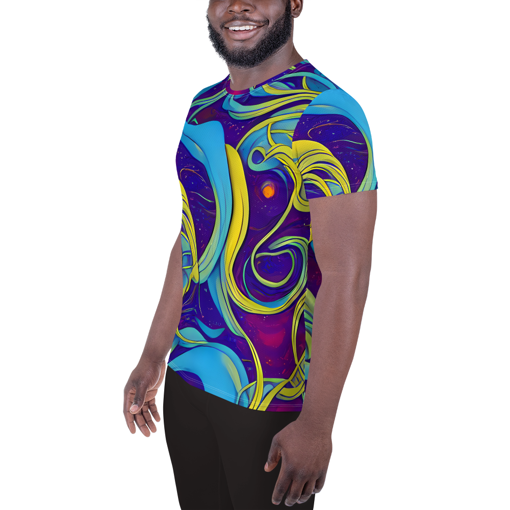 Men's Athletic T-Shirt - Stellar Swirls