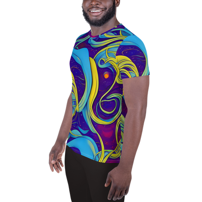 Men's Athletic T-Shirt - Stellar Swirls