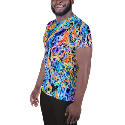 Men's Athletic T-Shirt - Rococo Vortex