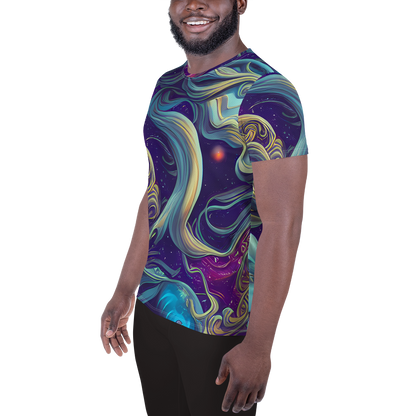 Men's Athletic T-Shirt - Stellar Waves